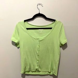 Hollister Green Baby Tee